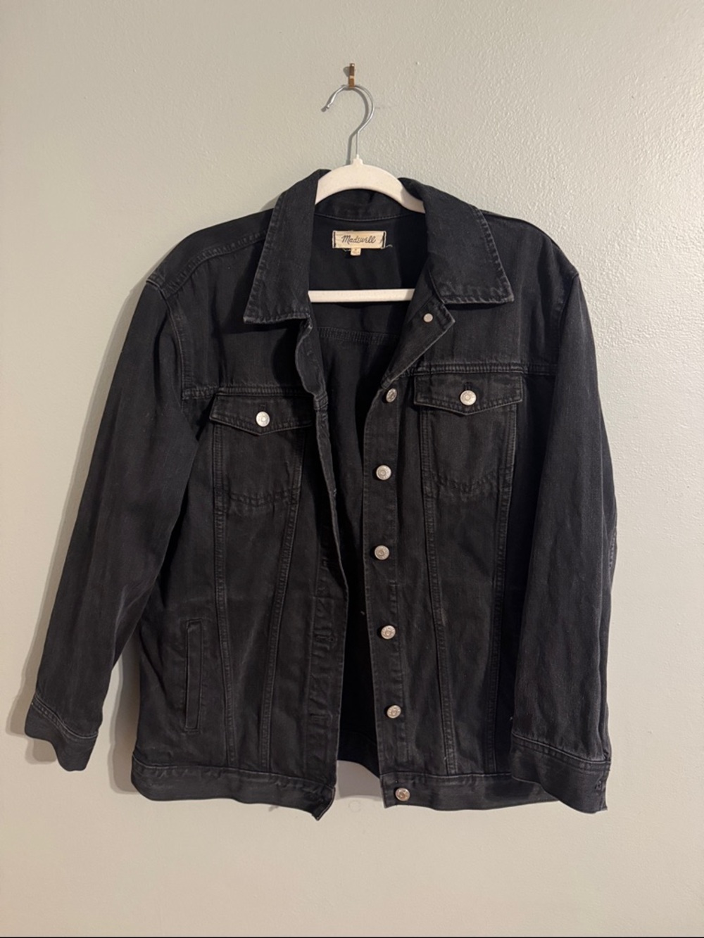 Madewell Black Denim Jean Jacket